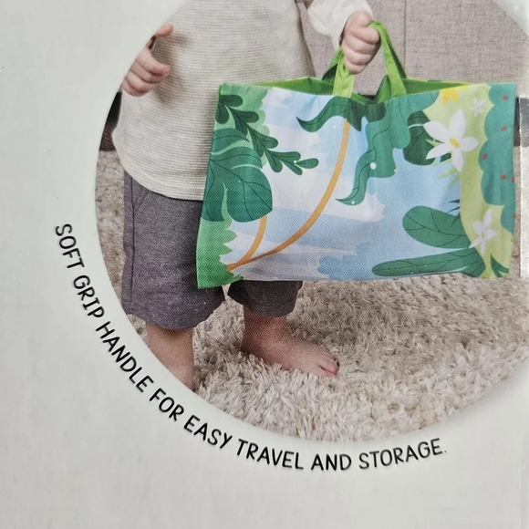 Hapinest Plush Zoo Toys Baby Kids Play  Mat 9 Animals Baby - Picture 4 of 5